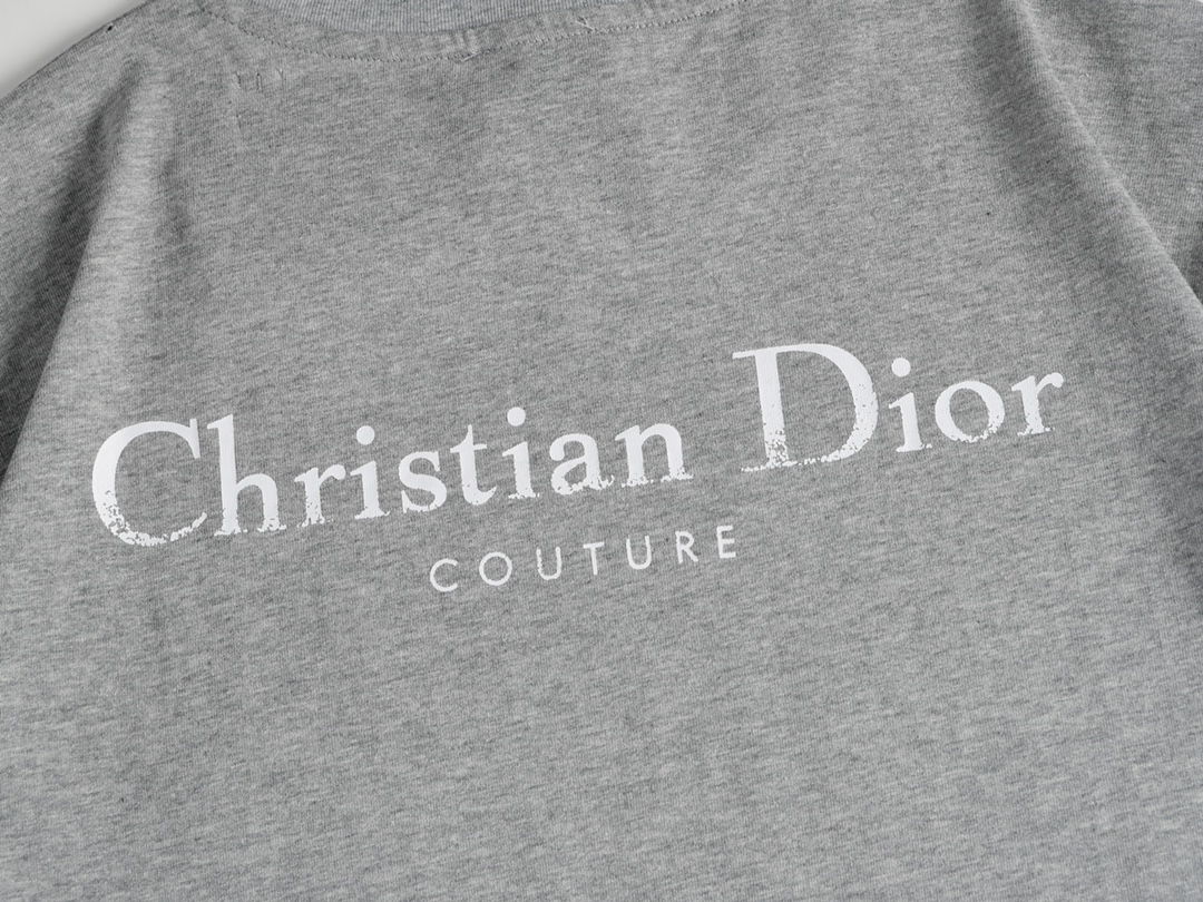 ディオール「Dior」クリスチャンCDコチュールプリント半袖Tシャツ
