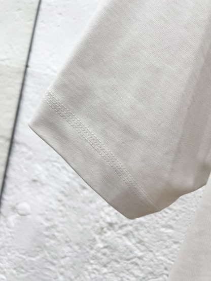 バレンシアガ「Balenciaga」ハイネックプレミアムコットン半袖Tシャツ