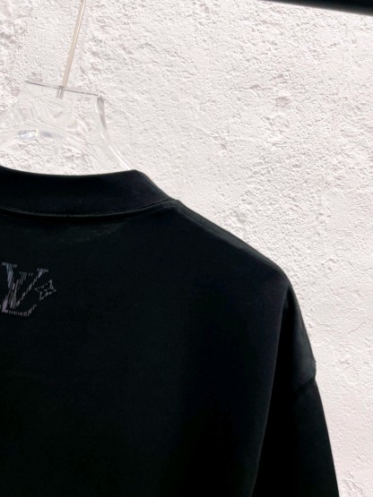 ルイ・ヴィトン「Louis Vuitton」ハイネックプレミアムコットン半袖Tシャツ