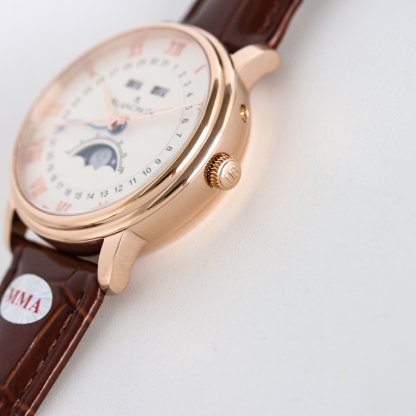 ブランパン「Blancpain」ヴィルレ クラシック 6654 月相表示 腕時計42MM