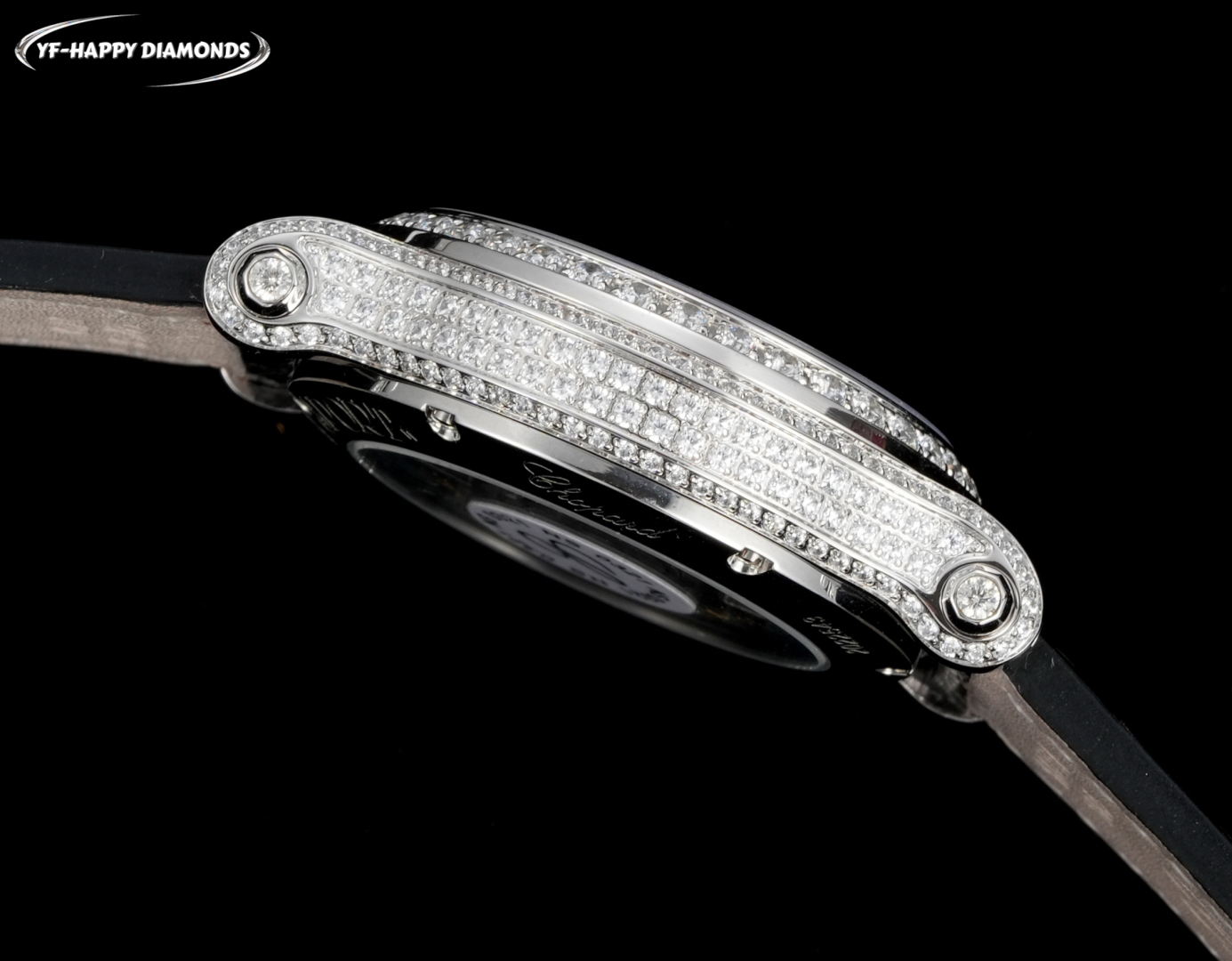 ショパール「Chopard」ハッピーダイヤモンド レインボーレディース ジュエリーウォッチ36mm