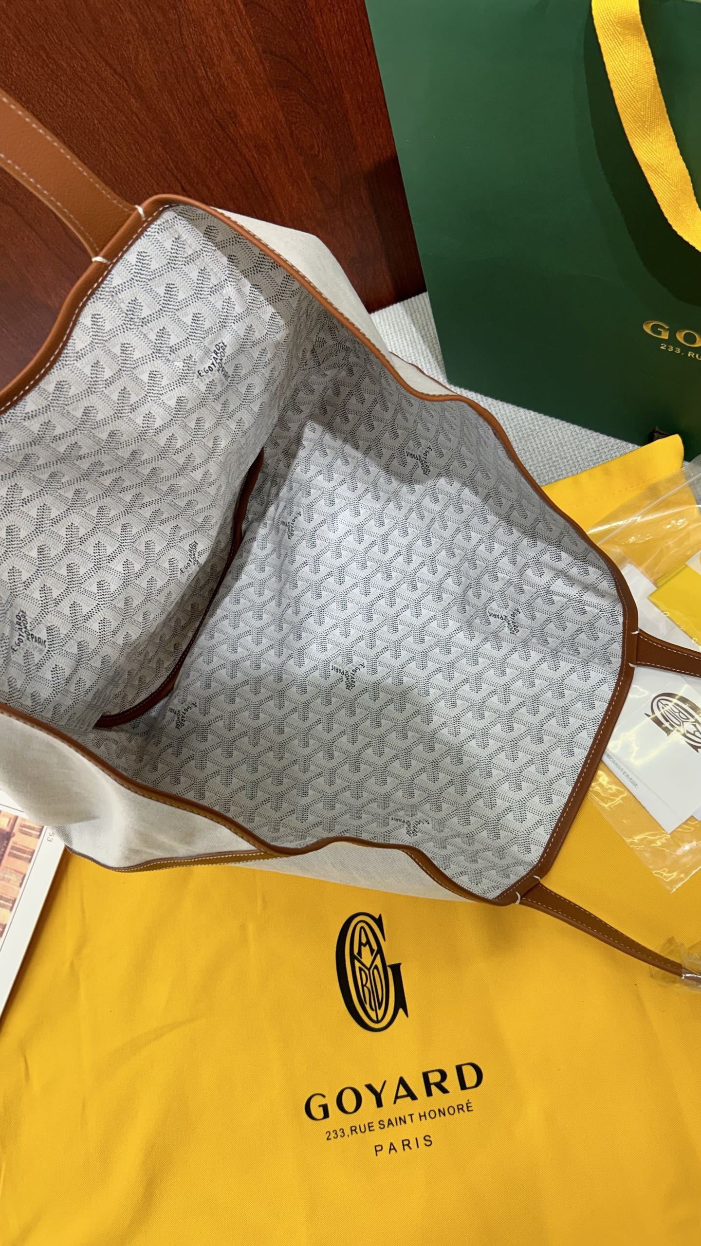 ゴヤール「Goyard」Belharra トートバッグ