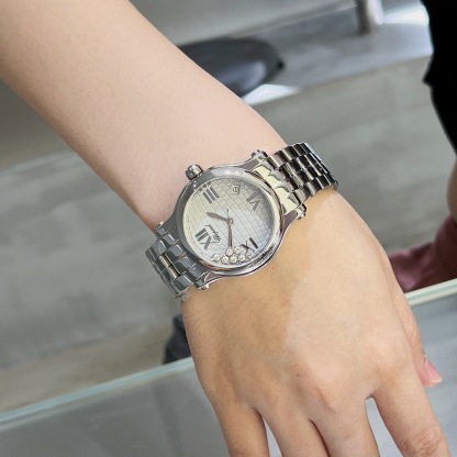 ショパール「Chopard」ハッピーダイヤモンドレディースウォッチ36mm