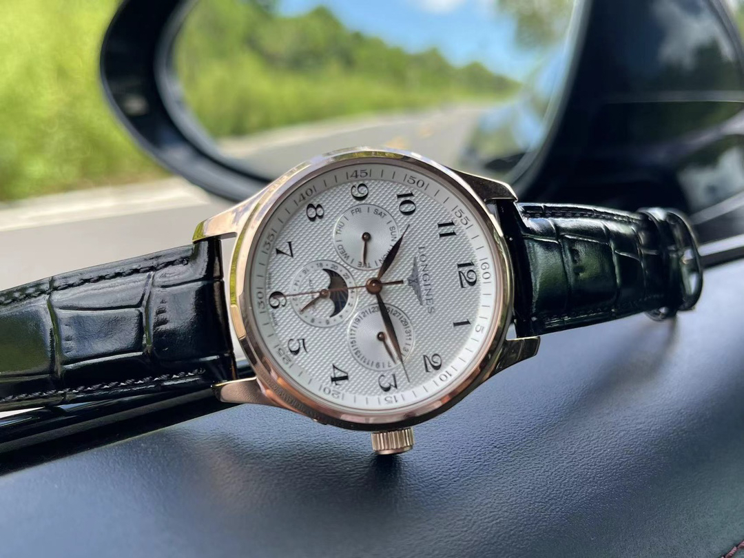 ロンジン「Longines」マスターコレクション マルチファンクション クロノグラフ メンズウォッチ 40mm