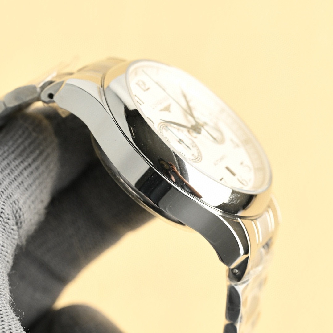 ロンジン「Longines」マスターコレクション クロノグラフ メンズウォッチ 42mm