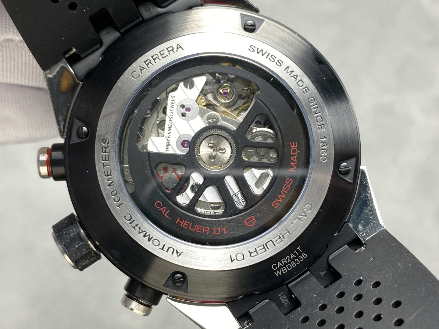 タグ・ホイヤー「TAG Heuer」カレラ ヒューアークロノグラフ 腕時計43mm