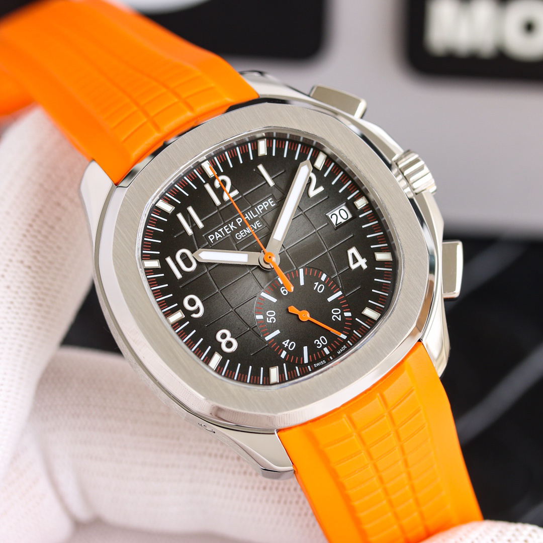 パテック フィリップ「Patek Philippe」メンズ マルチファンクション メカニカルウォッチ アクアノート 5968A-001 42MM