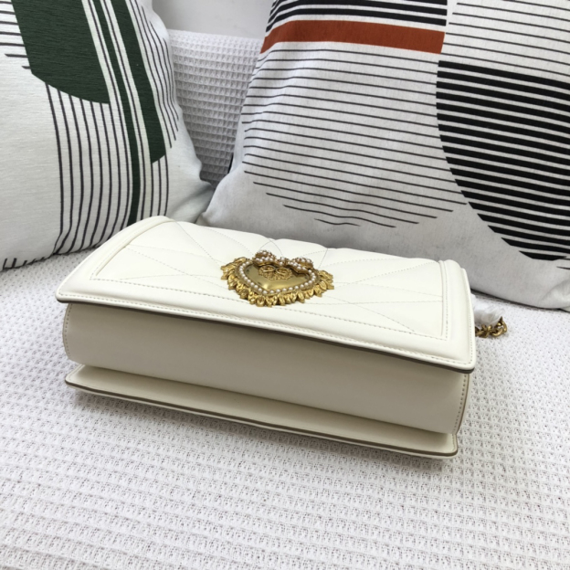 ドルチェ・アンド・ガッバーナ「D&G」Sicily プリントレザー ショルダーバッグ