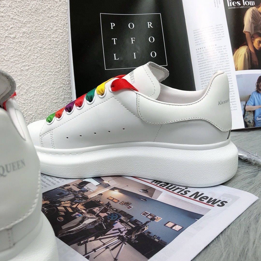 アレキサンダー・マックイーン［Alexander McQueen］Oversized Sneaker "Fluffy-Trim White" スニーカー
