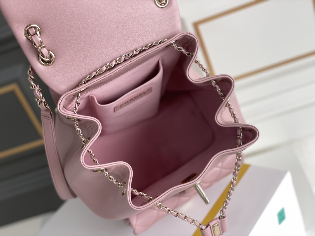 シャネル「Chanel」DUMA チェーンショルダーバッグ スモール レザー