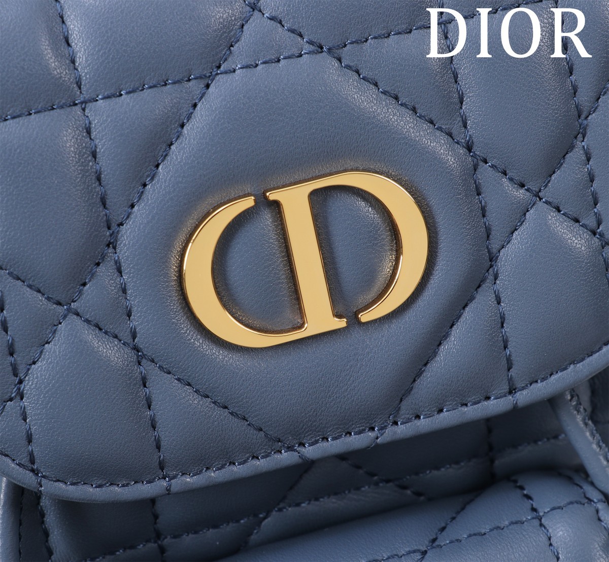 ディオール「Dior」カロ バックパック スモール ラージキャンバスキルト