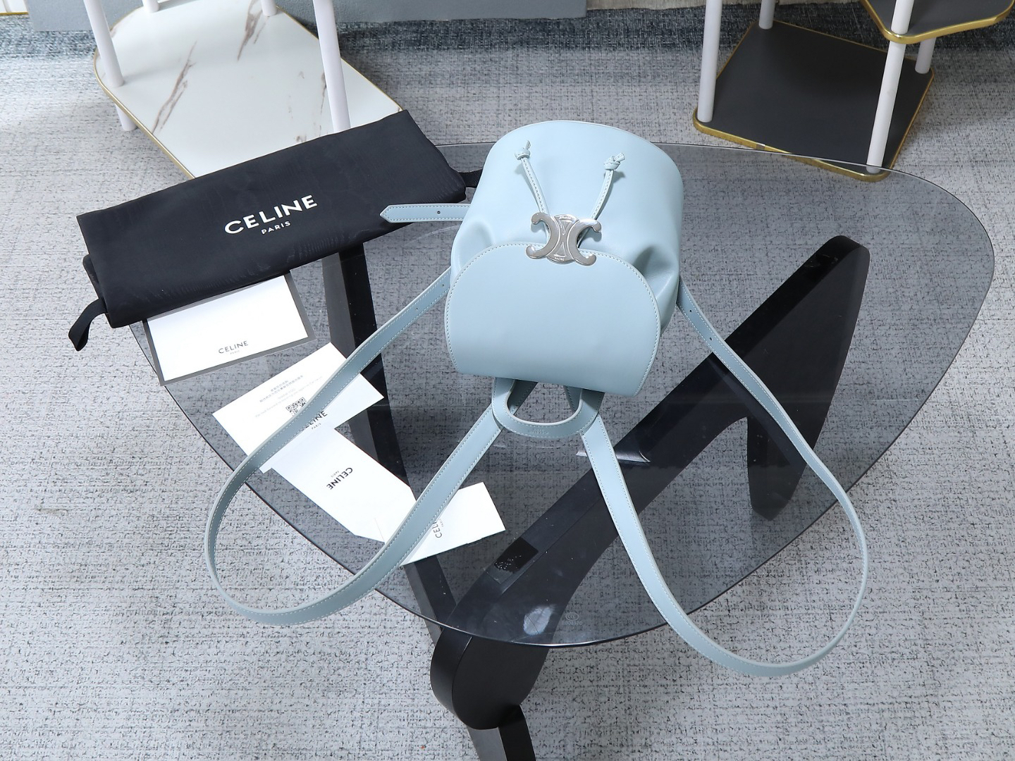 セリーヌ「Celine」BONNIE スムースレザー バックパック