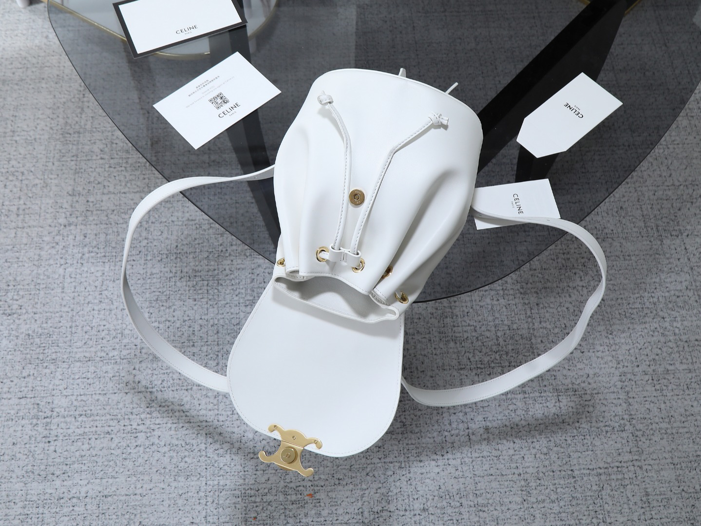 セリーヌ「Celine」BONNIE スムースレザー バックパック