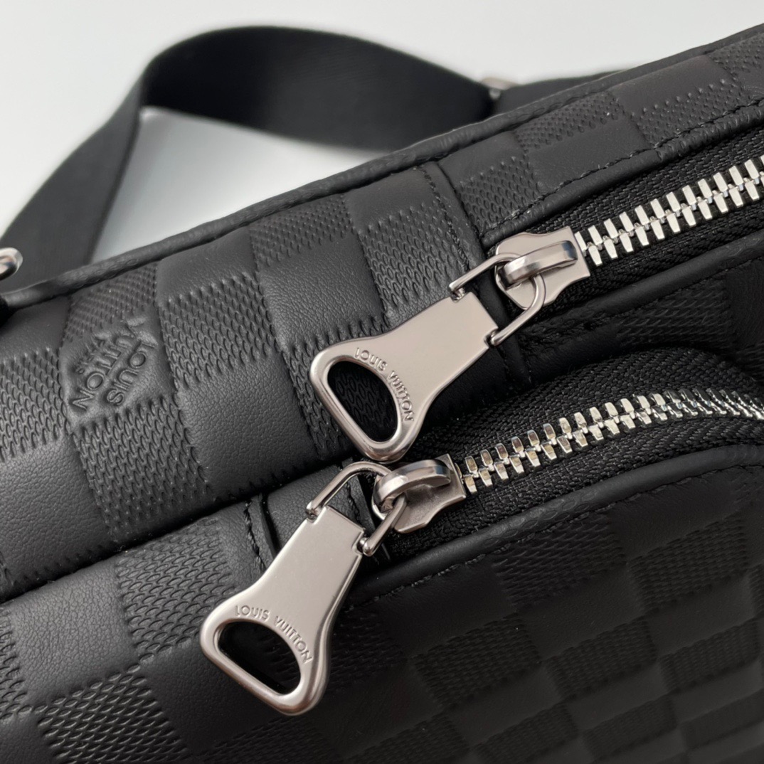 ルイ・ヴィトン「Louis Vuitton」Avenue ダミエ・アンフィニ レザー ショルダーバッグ