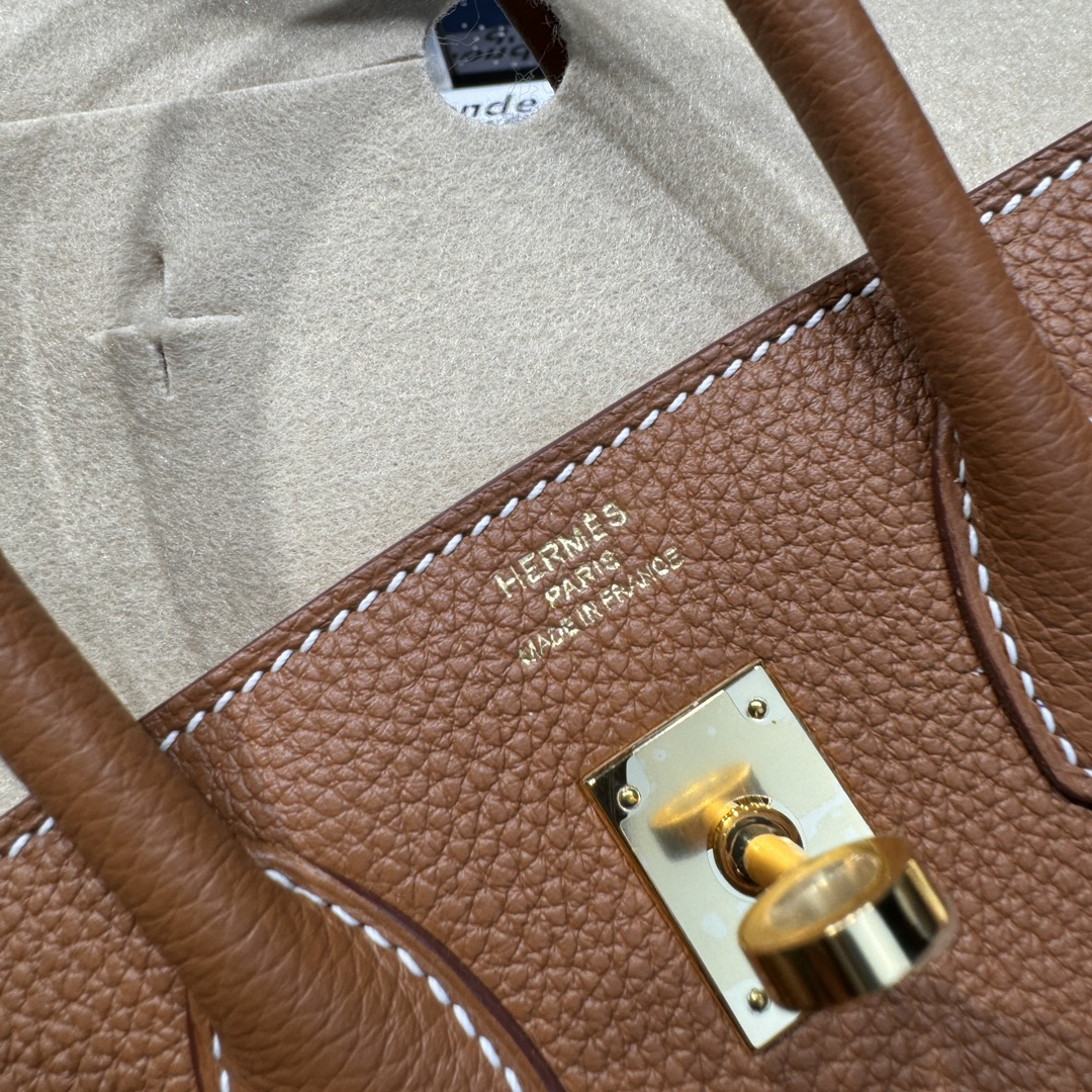 エルメス「Hermès」クーピドンゴールドブラウン スウィフトレザー ゴールドハードウェア バッグ