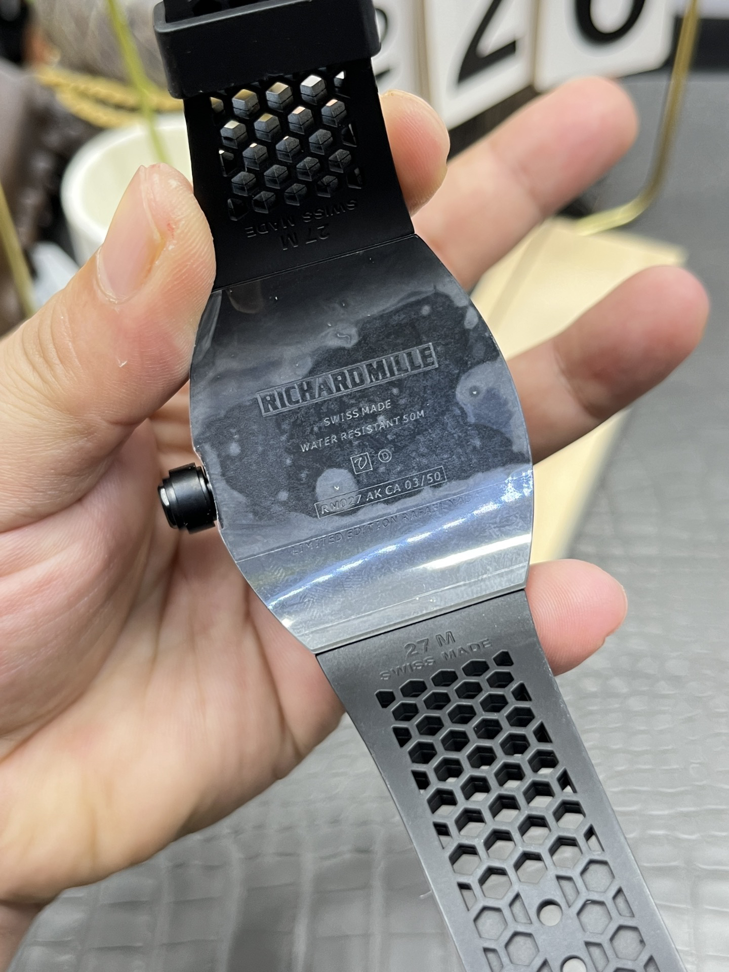 リシャール ミル「Richard Mille」RM 027-RN フライバック クロノグラフ メンズウォッチ