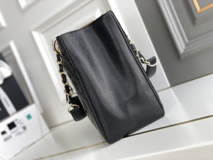 シャネル「Chanel」キャビアレザー トートバッグ レディース ショルダーバッグ