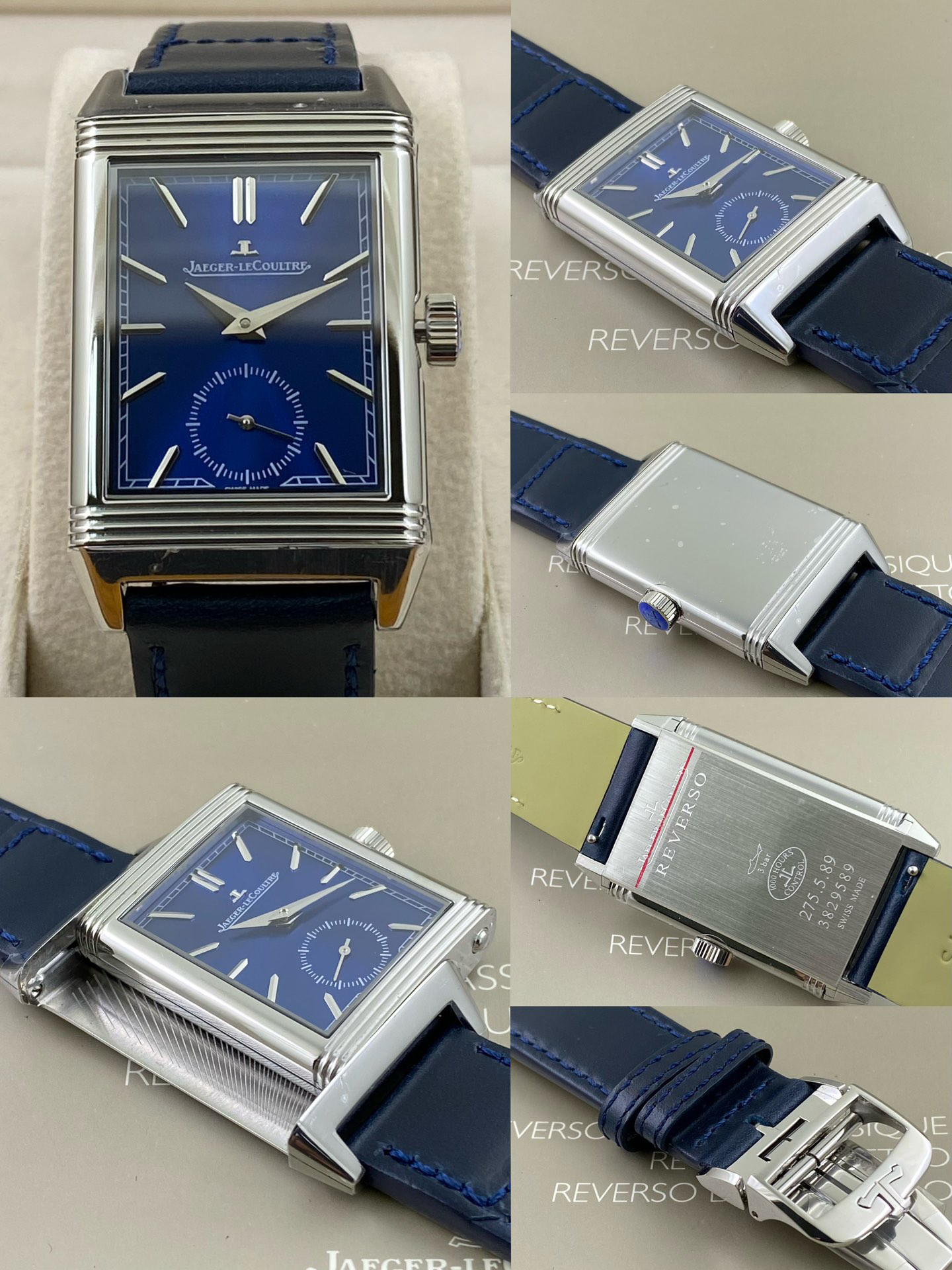 ジャガー・ルクルト［Jaeger-LeCoultre］レベルソ・トリビュート・デュオ・スモールセコンド 45.6×27.4MM