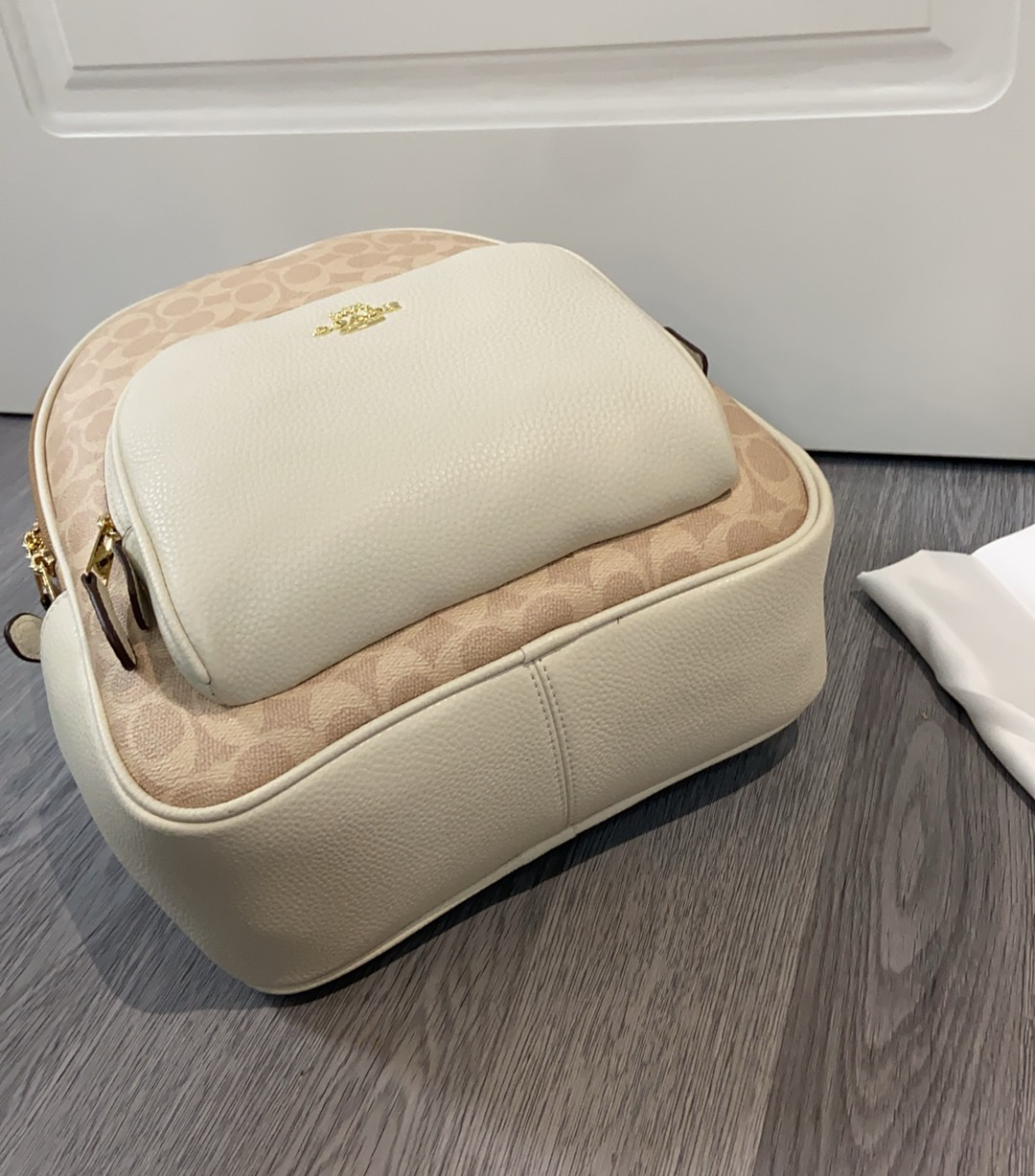 コーチ「Coach」COURT デニム&レザー バックパック