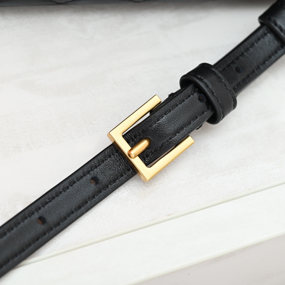 サンローラン「Saint Laurent」 MINI GABY ダブルジップショルダーバッグ