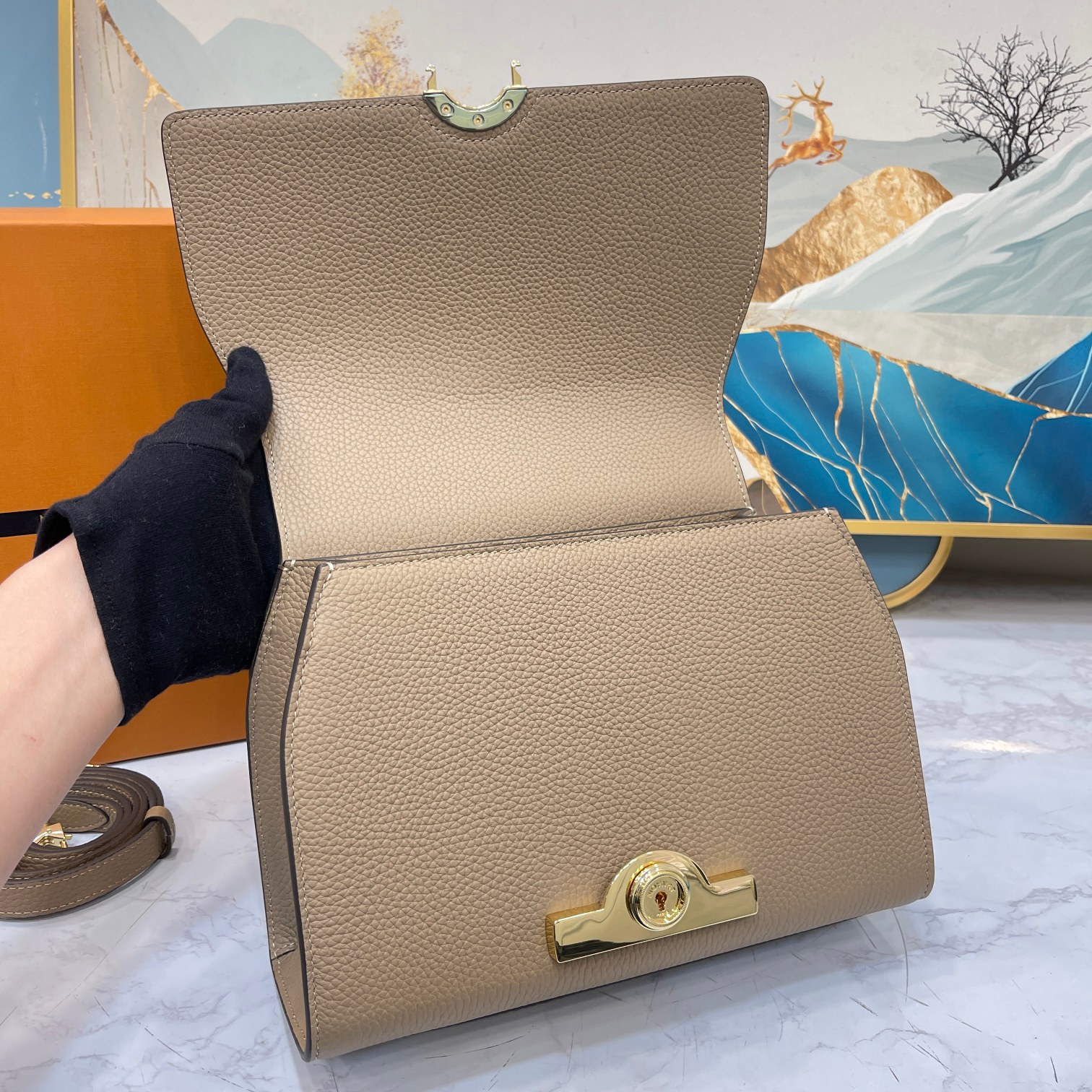 モイナ「Moynat」Shoulder Bag