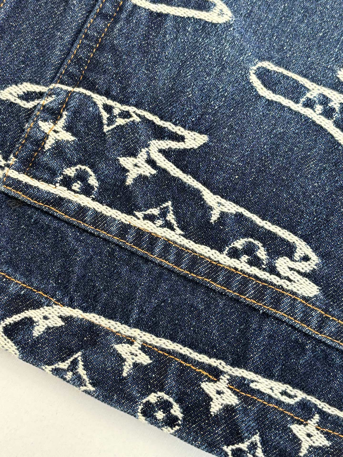 ルイ・ヴィトン「Louis Vuitton」SS25 クラウドジャカード デニムジャケット