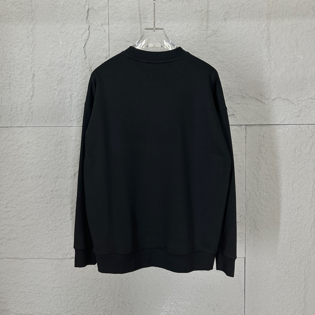 サンローラン「Saint Laurent」エンブロイダード スウェットシャツ