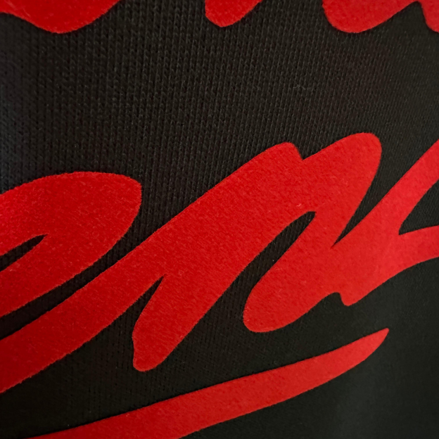 サンローラン「Saint Laurent」エンブロイダード＆バックプリント スウェットシャツ