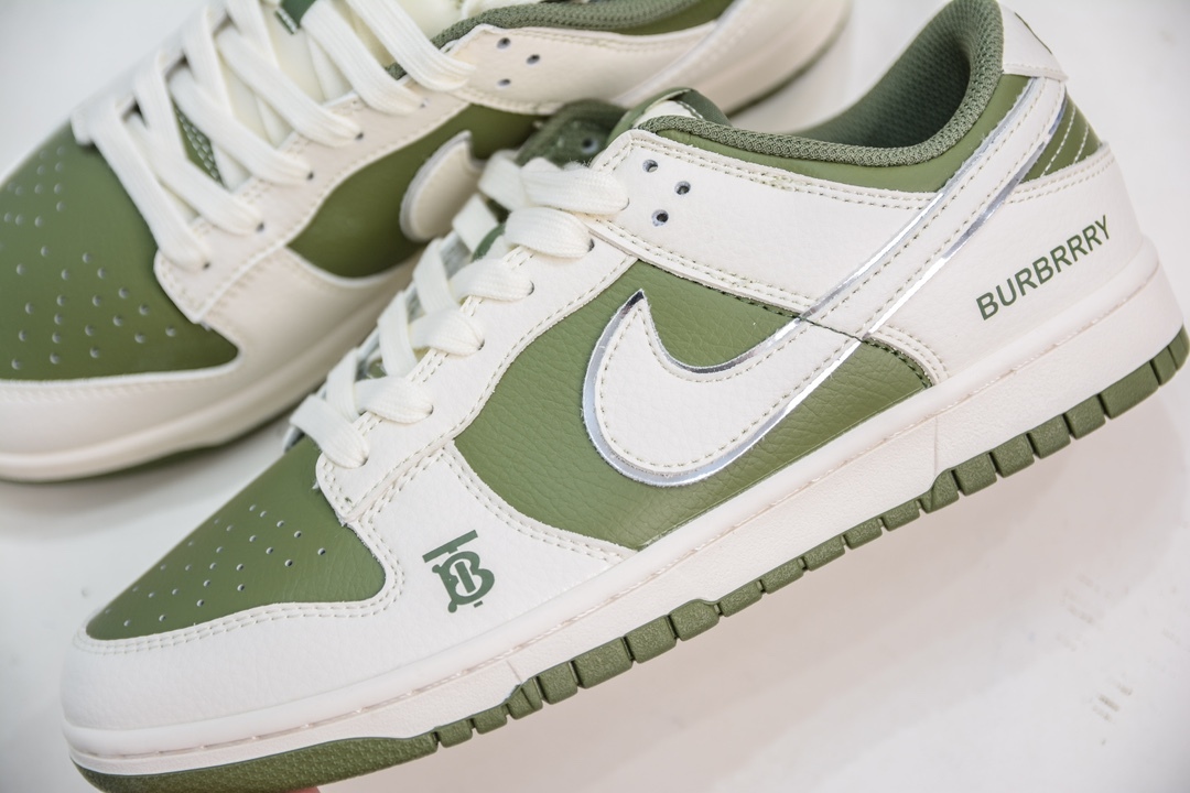 「コラボモデル」Burberry x NikeSB ダンク ロー ボーバリー コラボ 低帮スニーカー