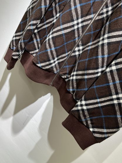 バーバリー「Burberry」 25FW レザー トラック ジャケット