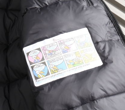 モンクレール「Moncler」カラーブロック ダウンジャケット