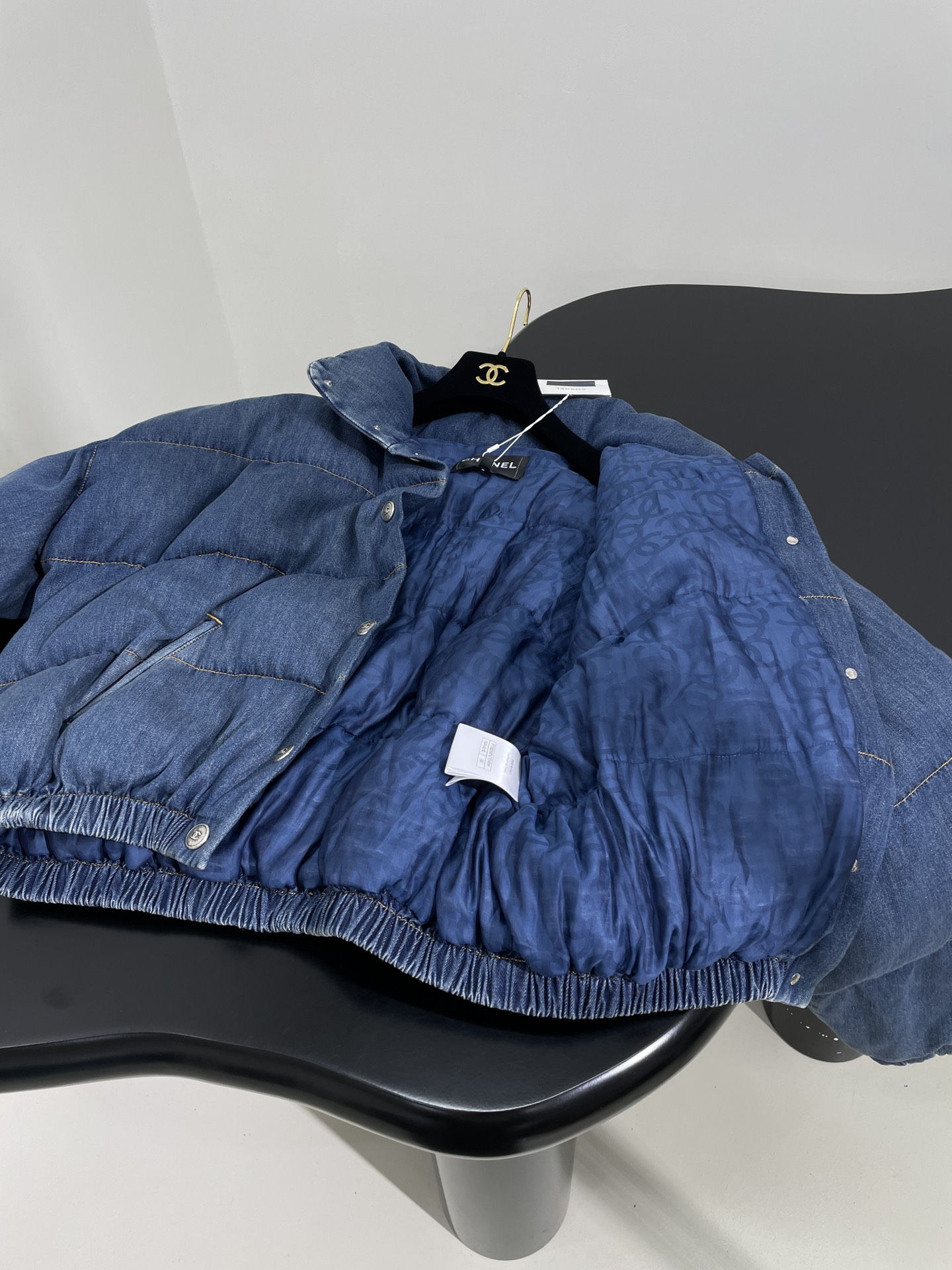 シャネル「Chanel」Coco Neige デニム キルトド ジャケット