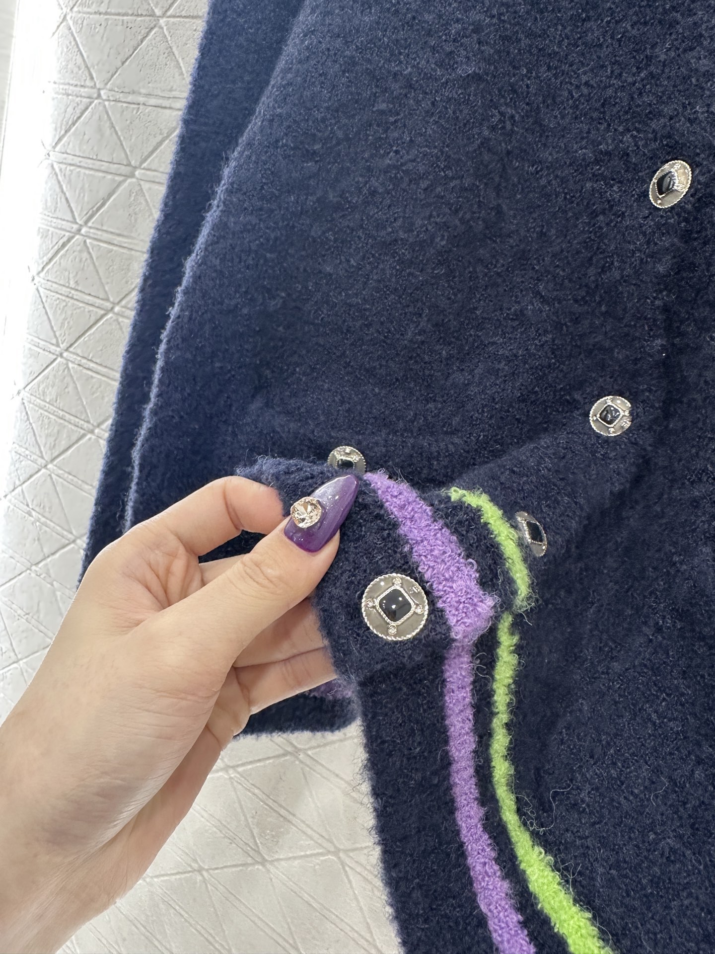 シャネル「Chanel」Coco Neige ボタニカル ニット カーディガン