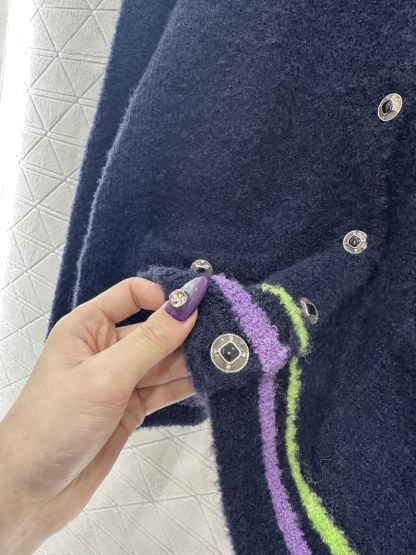 シャネル「Chanel」Coco Neige ボタニカル ニット カーディガン