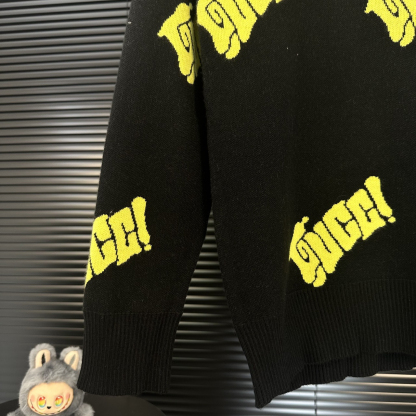 グッチ「Gucci」シグネチャー ジャカード クルーネック セーター