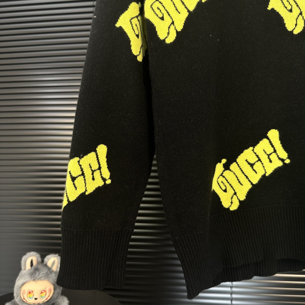 グッチ「Gucci」シグネチャー ジャカード クルーネック セーター