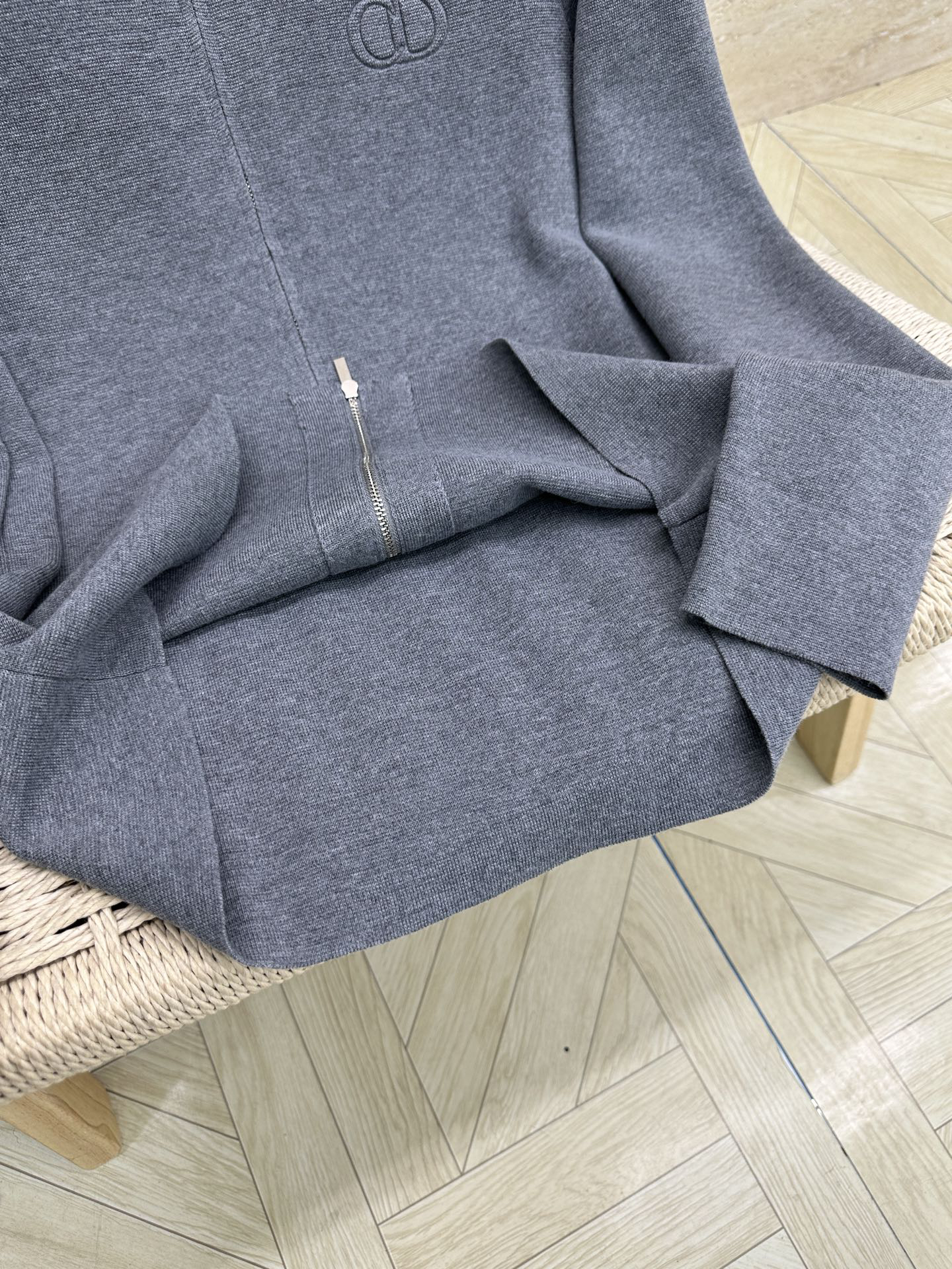 ディオール「Dior」ジップアップ ニット カーディガン