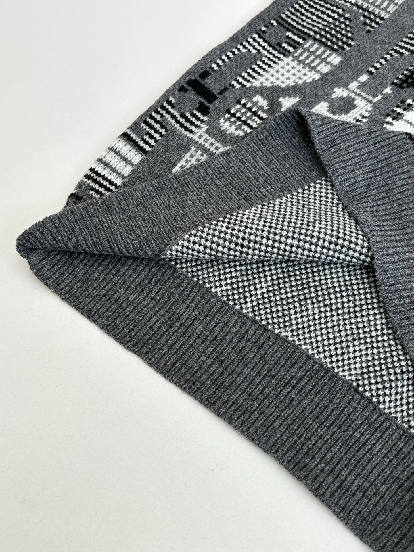 ディオール「Dior」 オブリーク ウール ジャカード ニットセーター