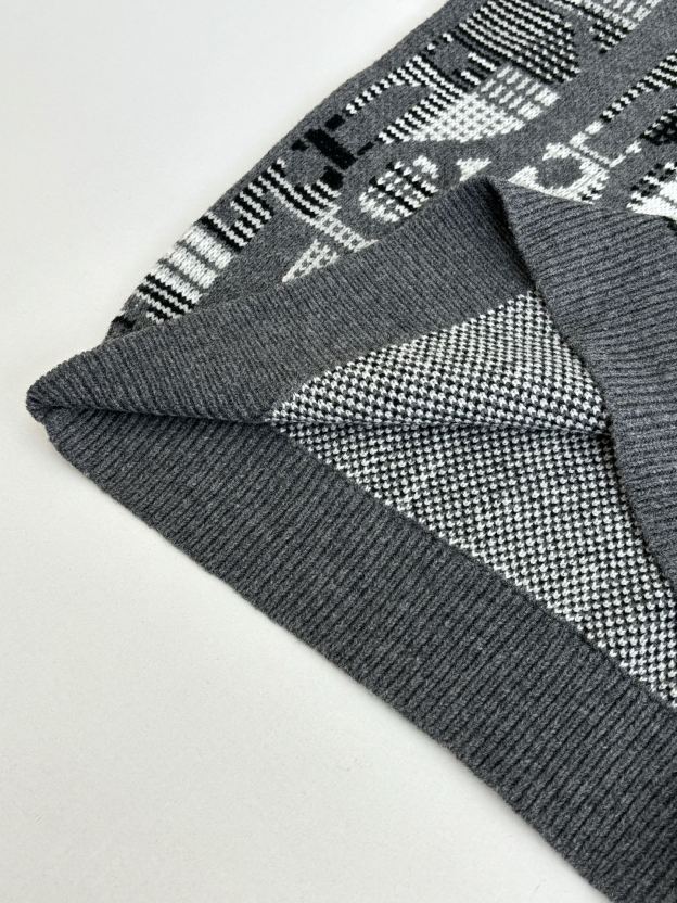 ディオール「Dior」 オブリーク ウール ジャカード ニットセーター