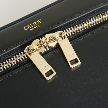 セリーヌ「Celine」 VANITY レザー コスメティック ケース
