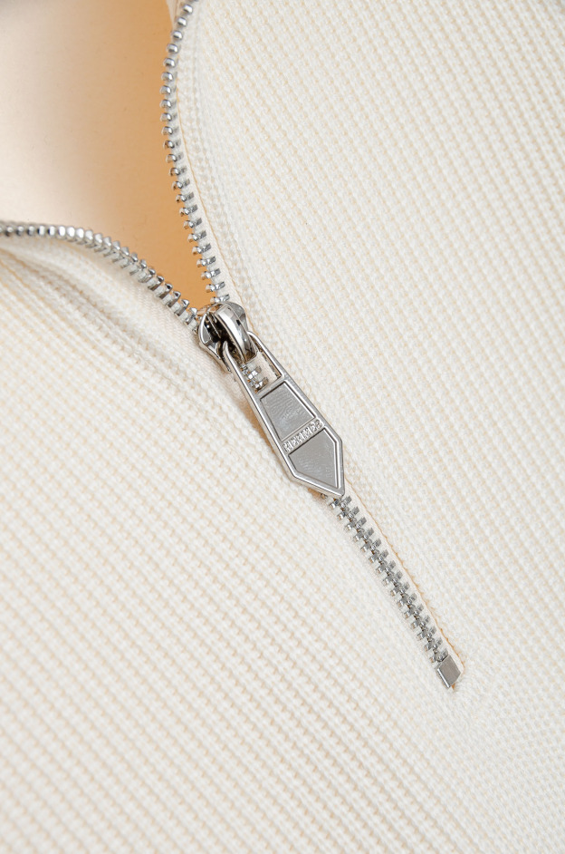 エルメス「Hermès」2025 秋冬 スタンドカラー ジップ ニット