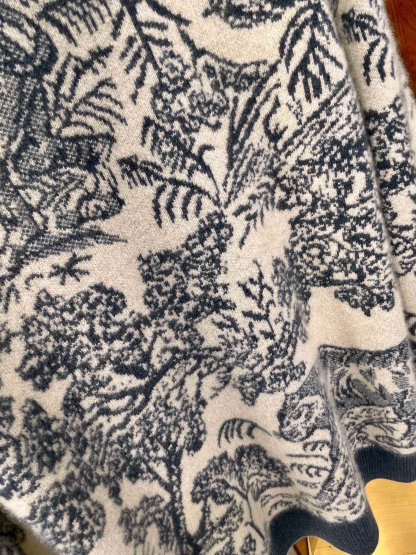 エルメス「Hermès」フォレスト アニマル ジャカード カシミア セーター