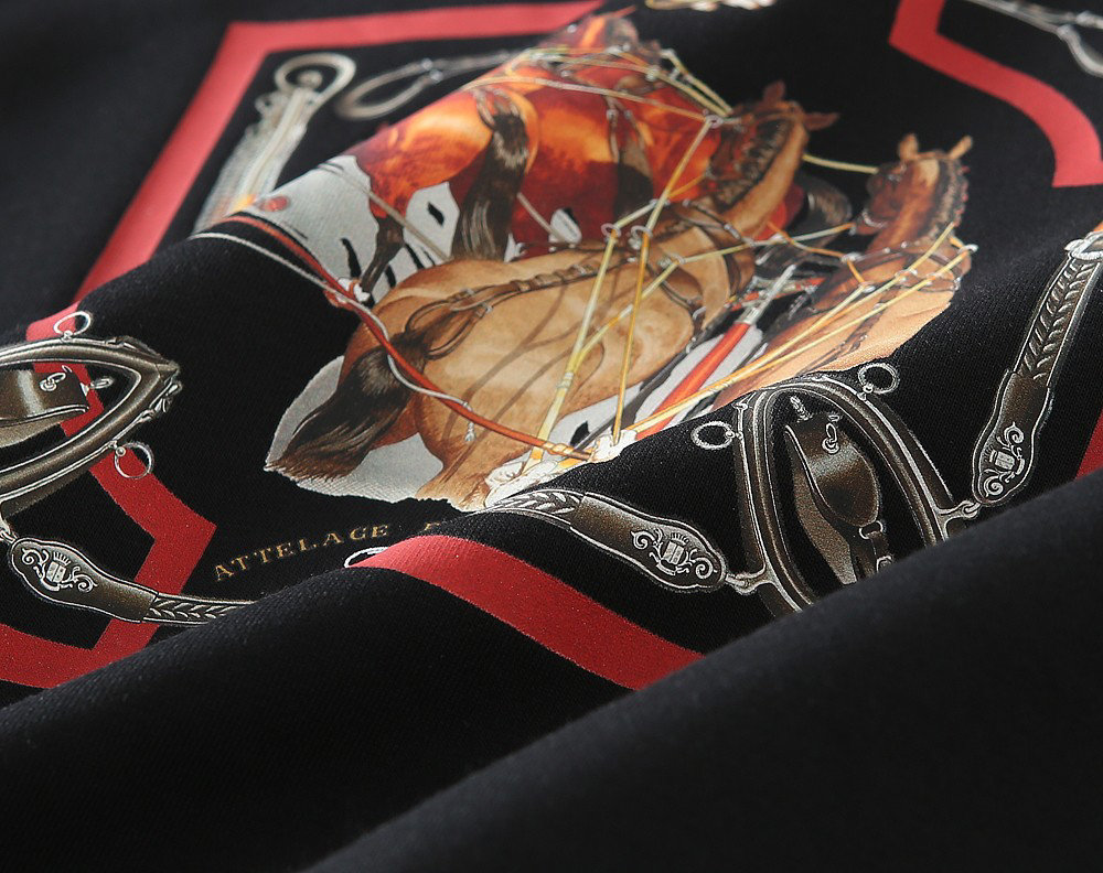 エルメス「Hermès」エクイドリアン グラフィック スウェットシャツ