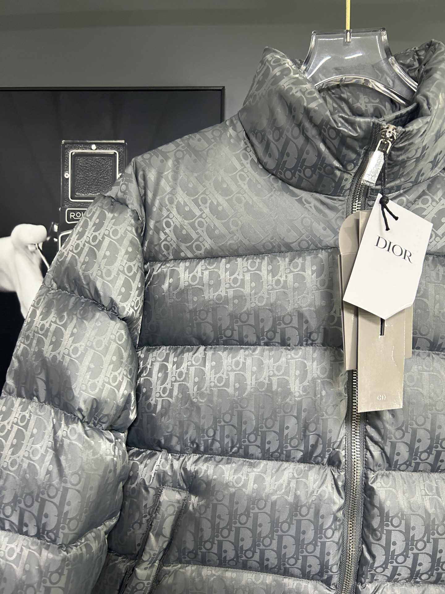 ディオール「Dior」オブリーク キルト ダウン ジャケット