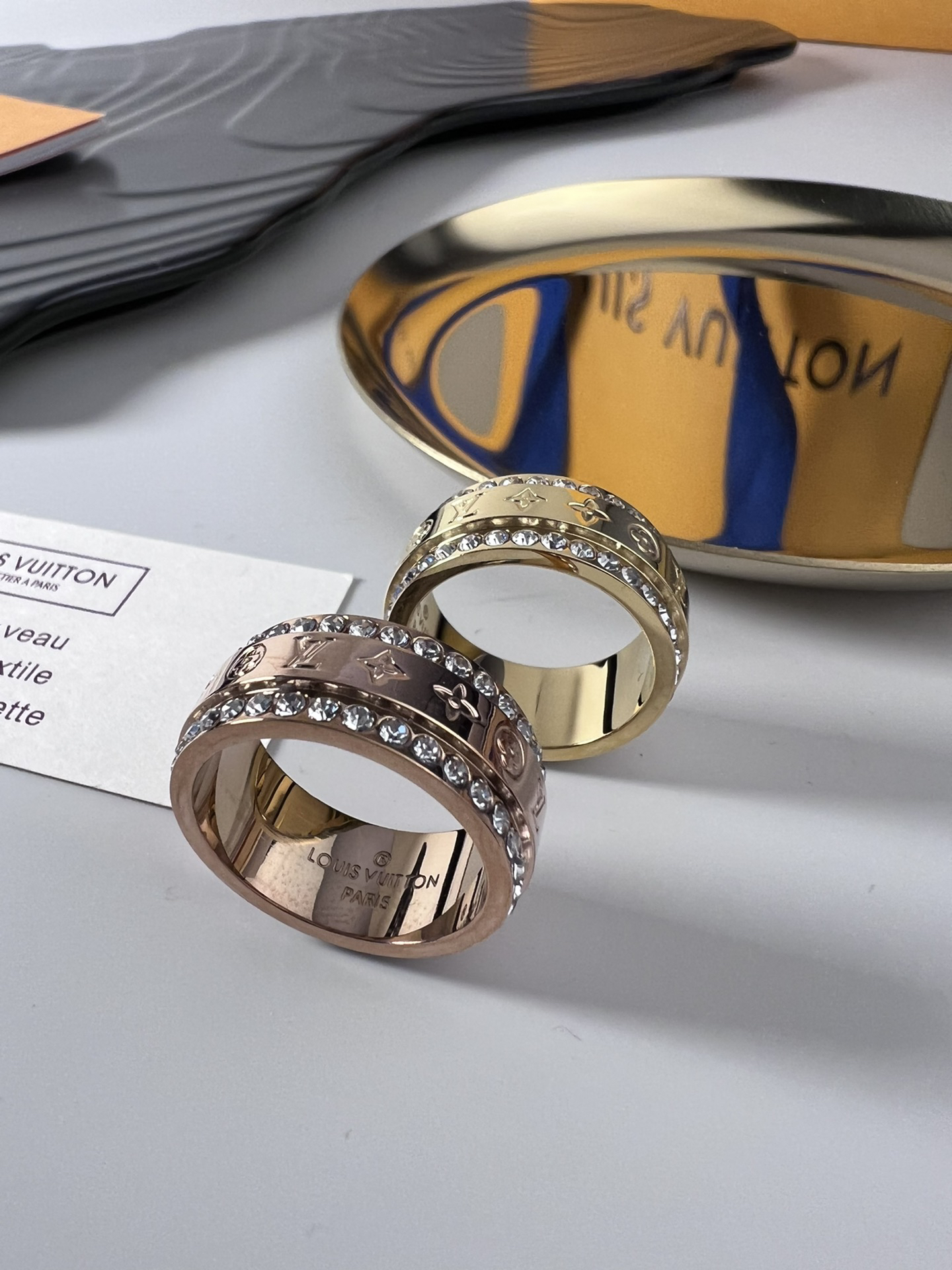 ルイ・ヴィトン「Louis Vuitton」Diamonds Pavé Solitaire リング