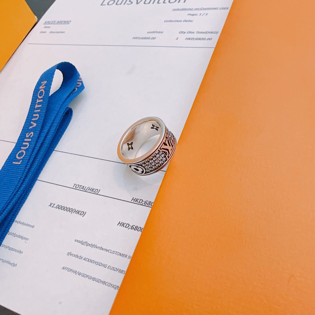 ルイ・ヴィトン「Louis Vuitton」Mosaic Chain リング