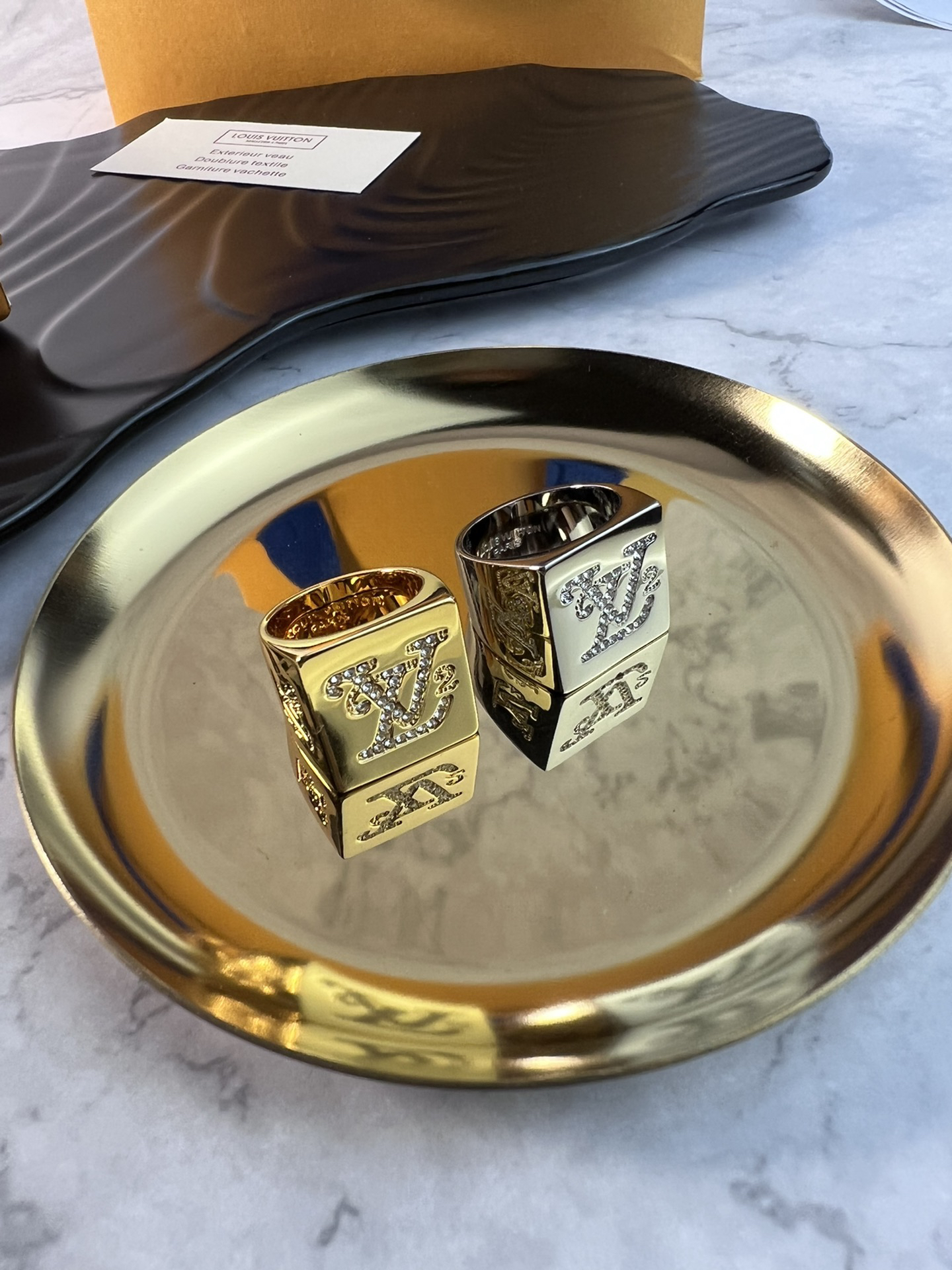 ルイ・ヴィトン「Louis Vuitton」Mosaic リング