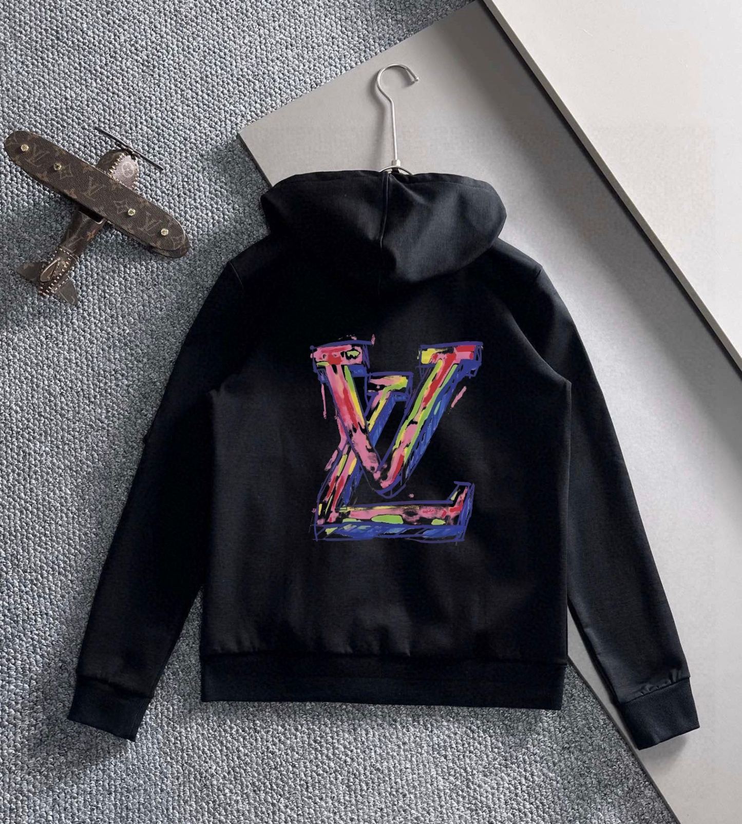 ルイ・ヴィトン「Louis Vuitton」フード付きスウェットシャツ 