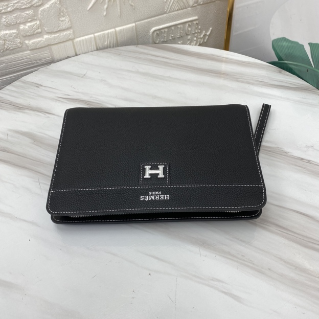 エルメス「Hermès」キャンバス クラッチバッグ