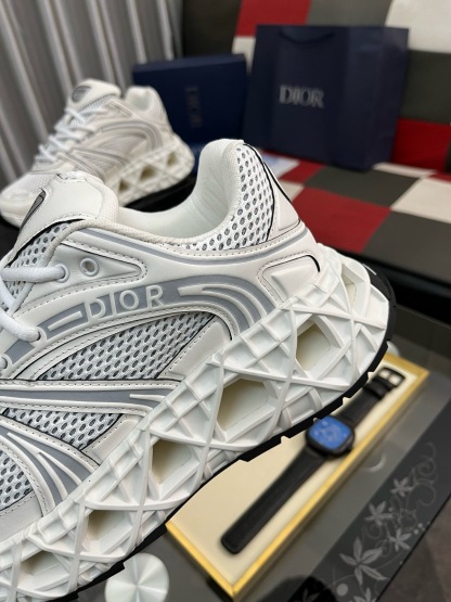 ディオール「Dior」プレミアム レザー カジュアル スニーカー